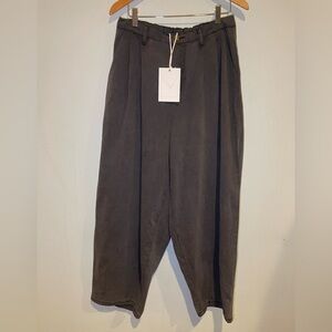 Aelfric Eden Black washed Denim Barrel leg Jeans